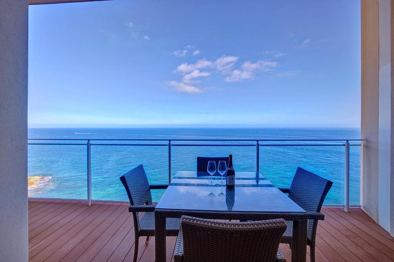Luxurious Apt With Ocean Views And Pool In Tigne Point Sliema Luaran gambar
